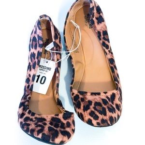 Mossimo Supply Co Shoes leopard print flats NWT 10